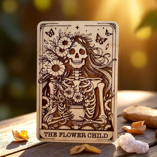 The Flower Child Tarot Card
