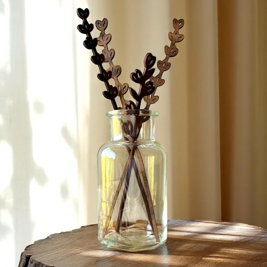 Wooden Birth Month Flower 'Greenery' Filler