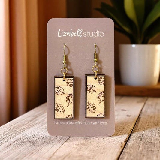 Monstera Muse Earrings