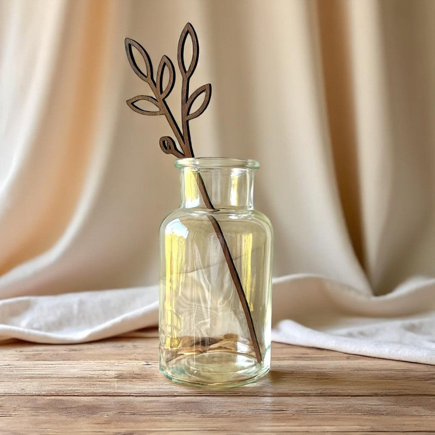 Wooden Birth Month Flower 'Greenery' Filler