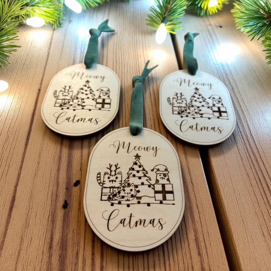 Meowy Catmas Christmas Ornament