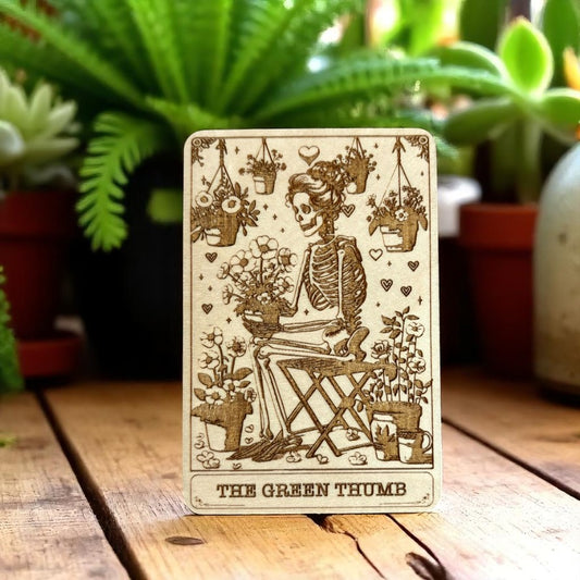 The Green Thumb Tarot Card