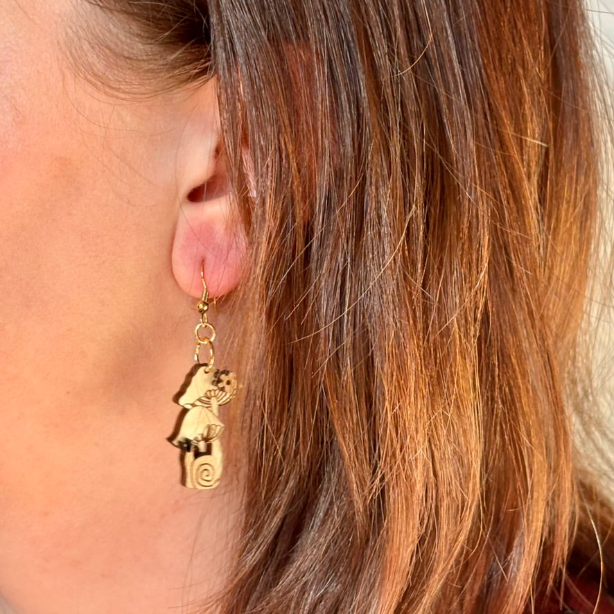 Mushroom Meadow Earrings