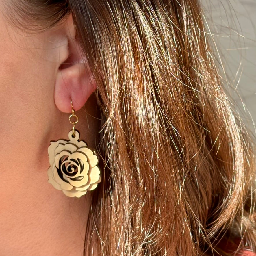 Rosewood Bloom Earrings