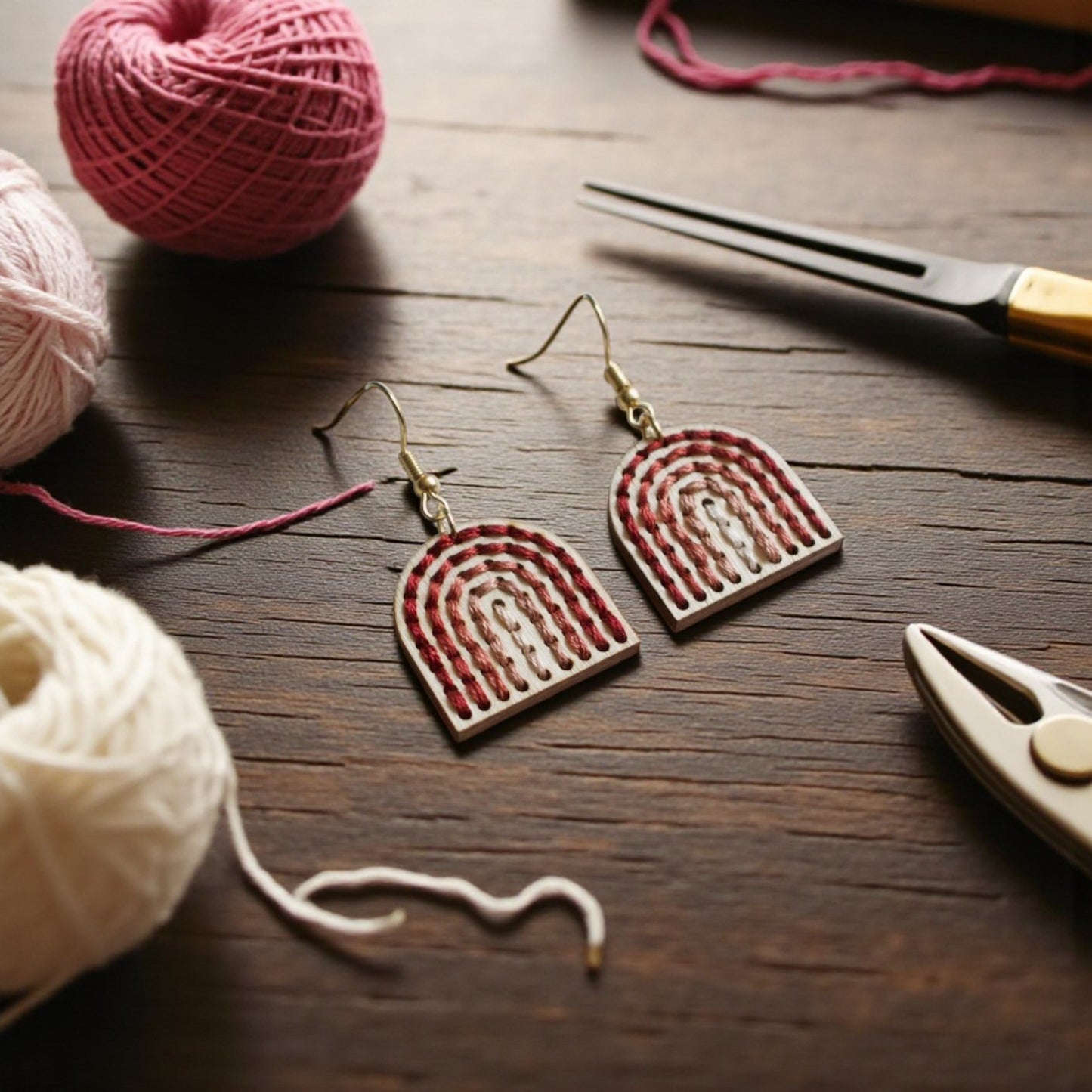 Rainbow Threads DIY Embroidery Kit