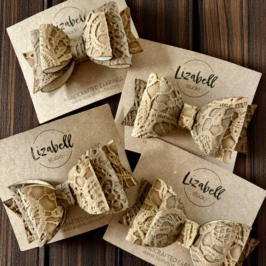 Hair Bow Clips - Sarah