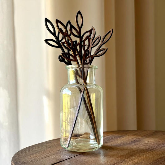 Wooden Birth Month Flower 'Greenery' Filler