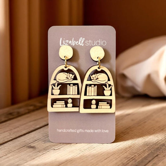 Purrfectly Shelved Earrings