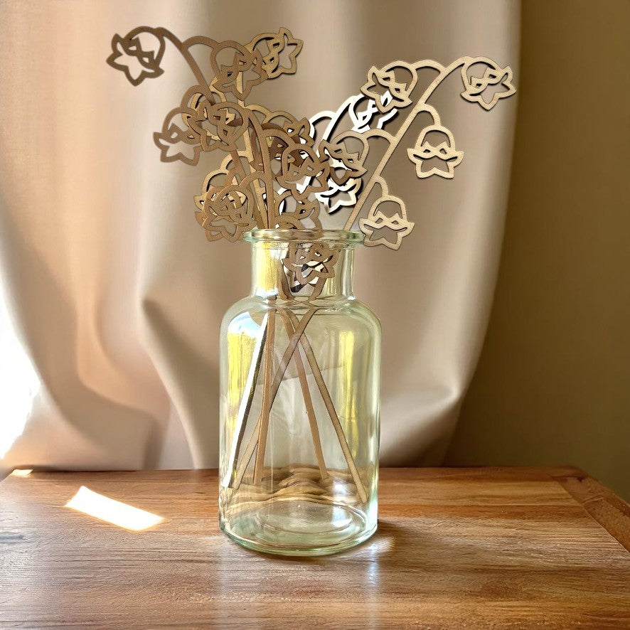 Wooden Birth Month Flowers