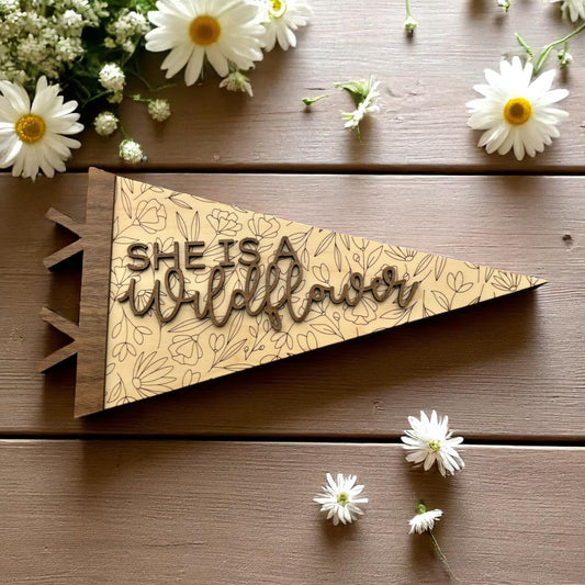 She is a Wildflower Banner