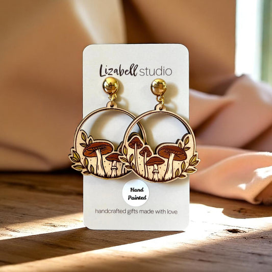 Mushroom Meadow Earrings