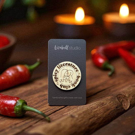 Book Club Badge Pin - Spicy Literature