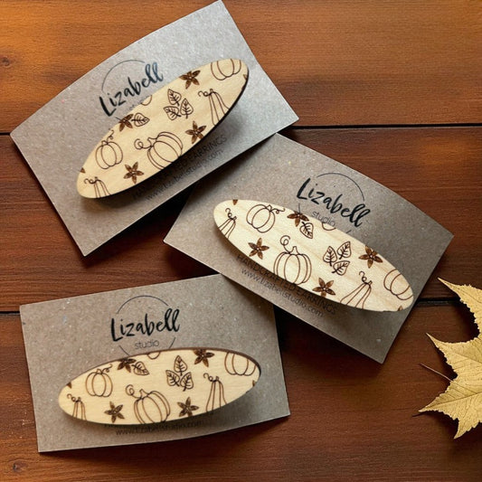 Pumpkin Patch Hair Clip