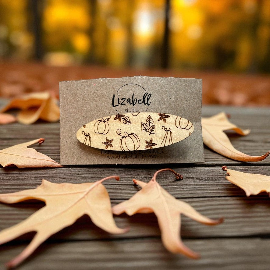 Pumpkin Patch Hair Clip