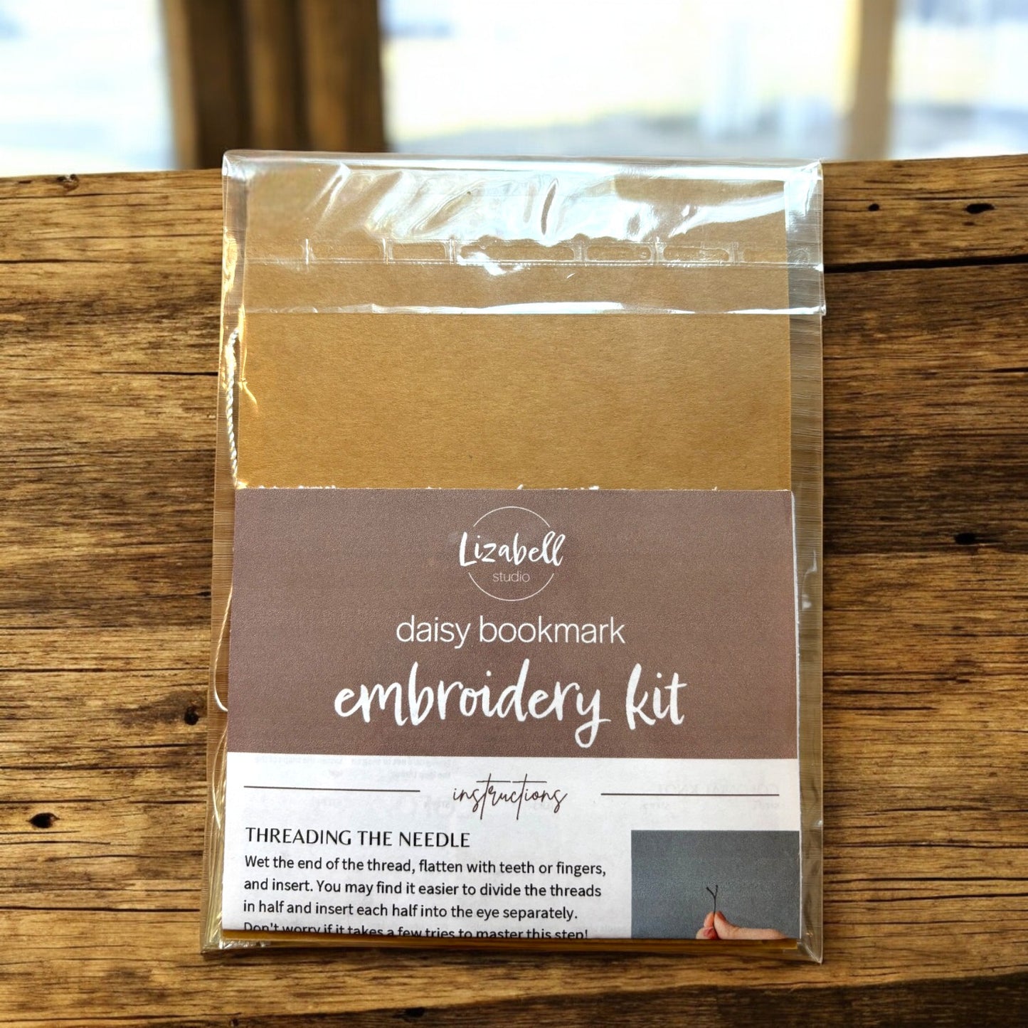 Daisy Bookmark DIY Embroidery Kit