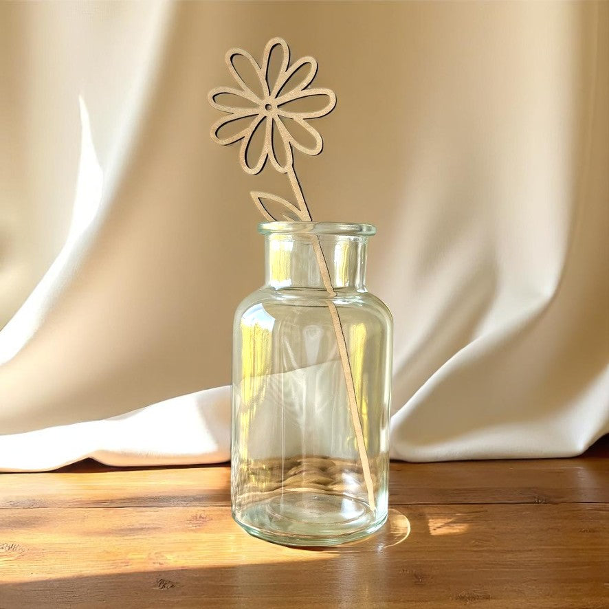 Wooden Birth Month Flowers