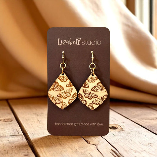 Flutterwood Earrings