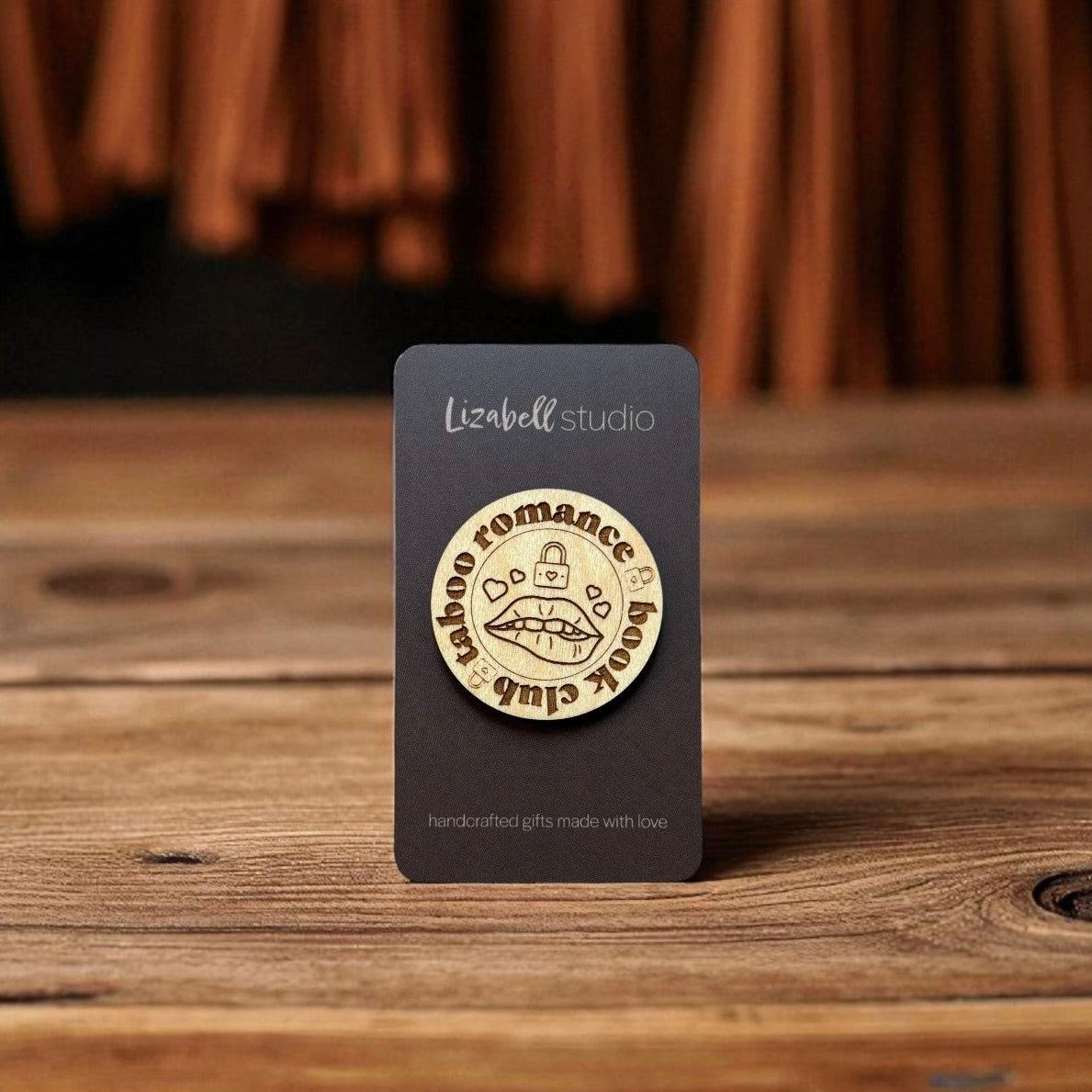 Book Club Badge Pin - Taboo Romance