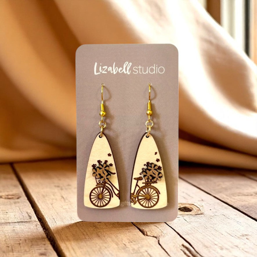 Bicycle Bloom Earrings