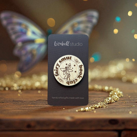 Book Club Badge Pin - Fairy Smut