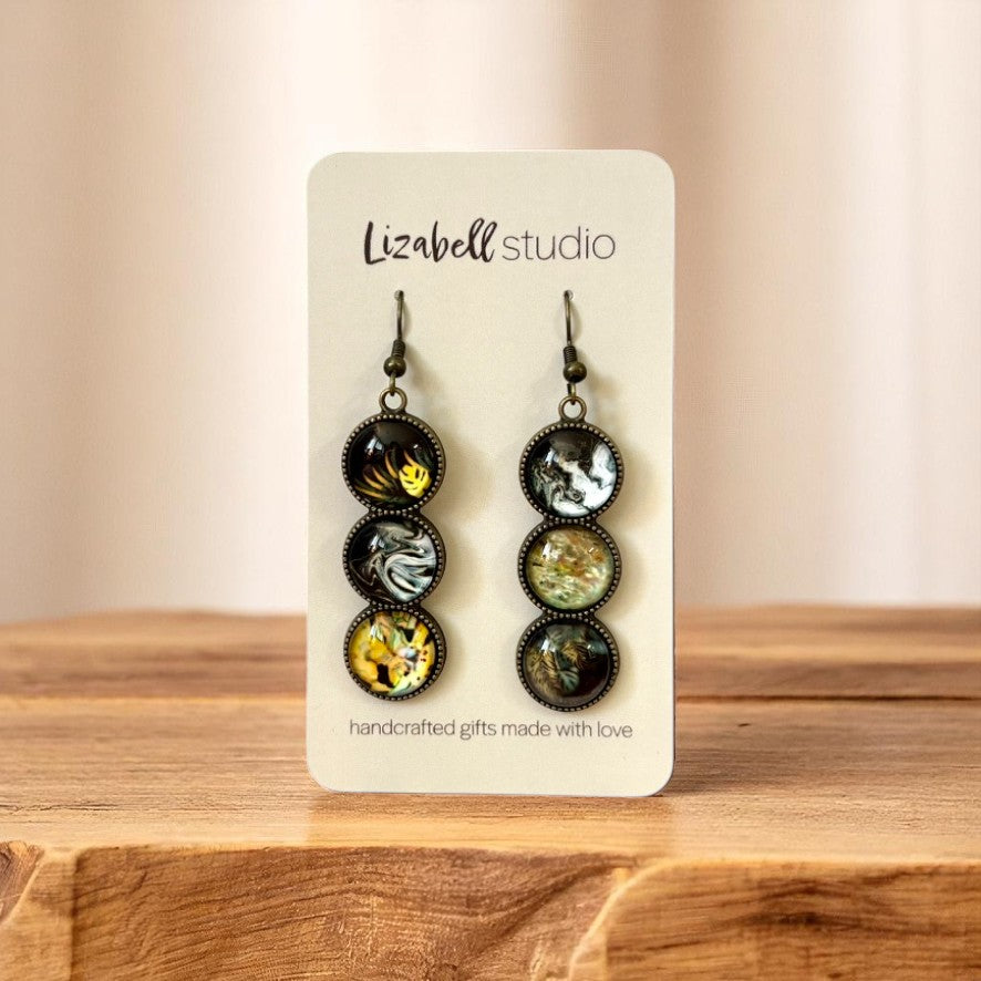 Kaleidoscope Trio Dangles