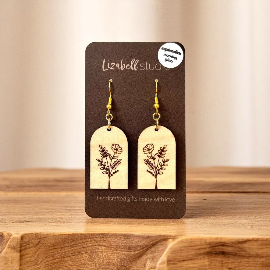 Birth Month Flower Bouquet Earrings
