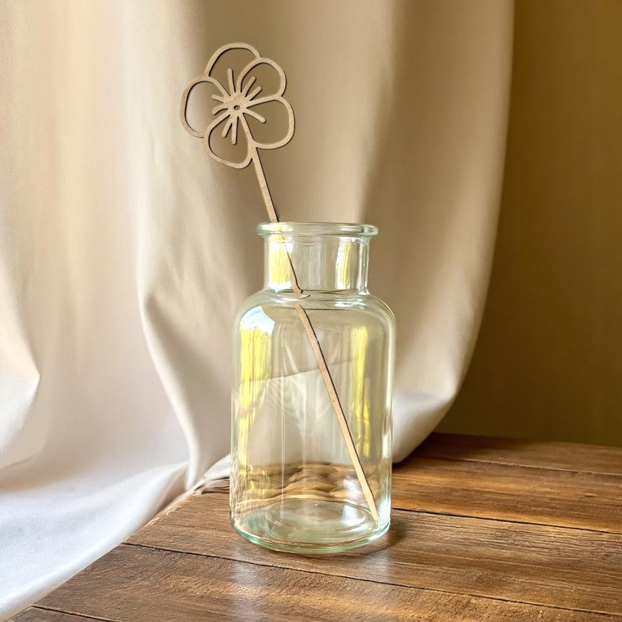 Wooden Birth Month Flowers