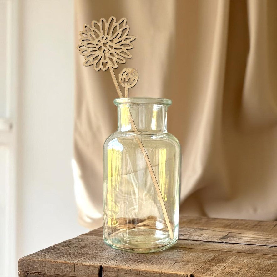 Wooden Birth Month Flowers