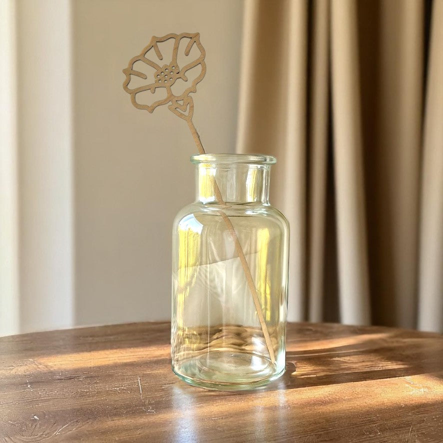 Wooden Birth Month Flowers