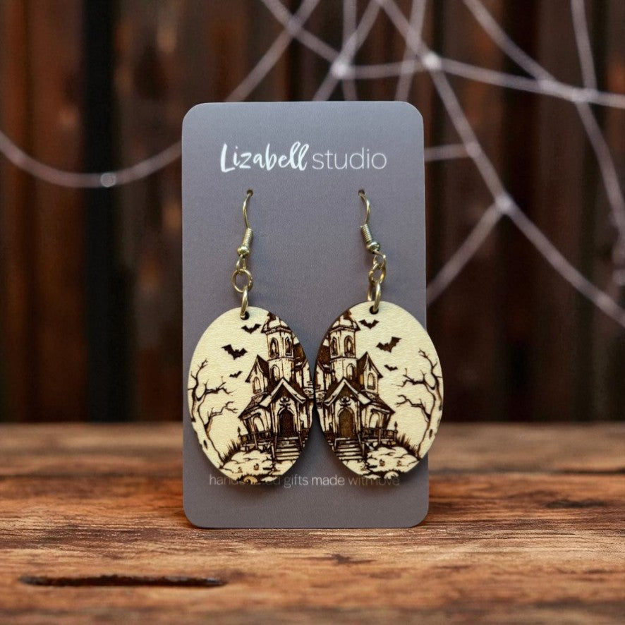 Haunted Hollow Drop Earrings