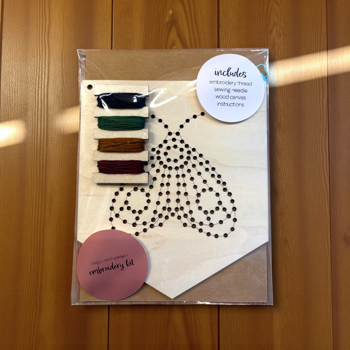 Mystic Moth DIY Embroidery Kit