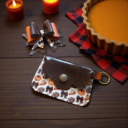 Scallop Charm Pouch - Giving Thanks