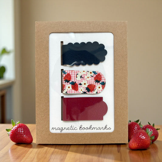 Strawberry Fields Forever Magnetic Bookmarks