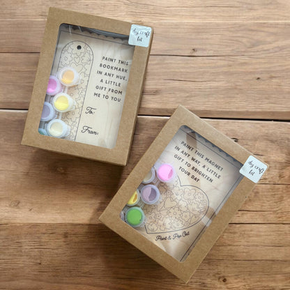 Bloom & Color Bookmark - Paint & Pop Out Card - Paint Kit