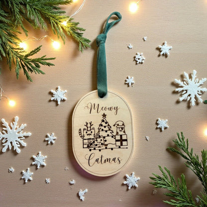 Meowy Catmas Christmas Ornament