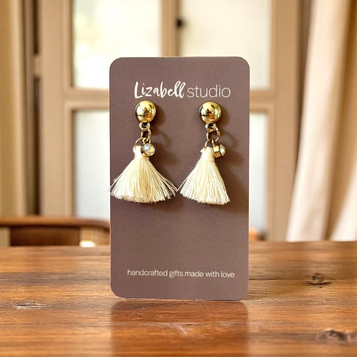 Glimmering Tassel Drops