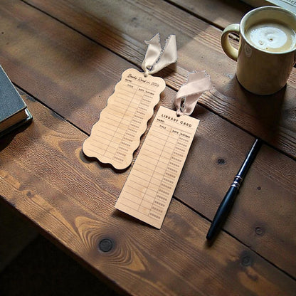 Yearly Book Tracker Bookmark