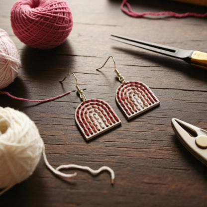 Rainbow Threads DIY Embroidery Kit