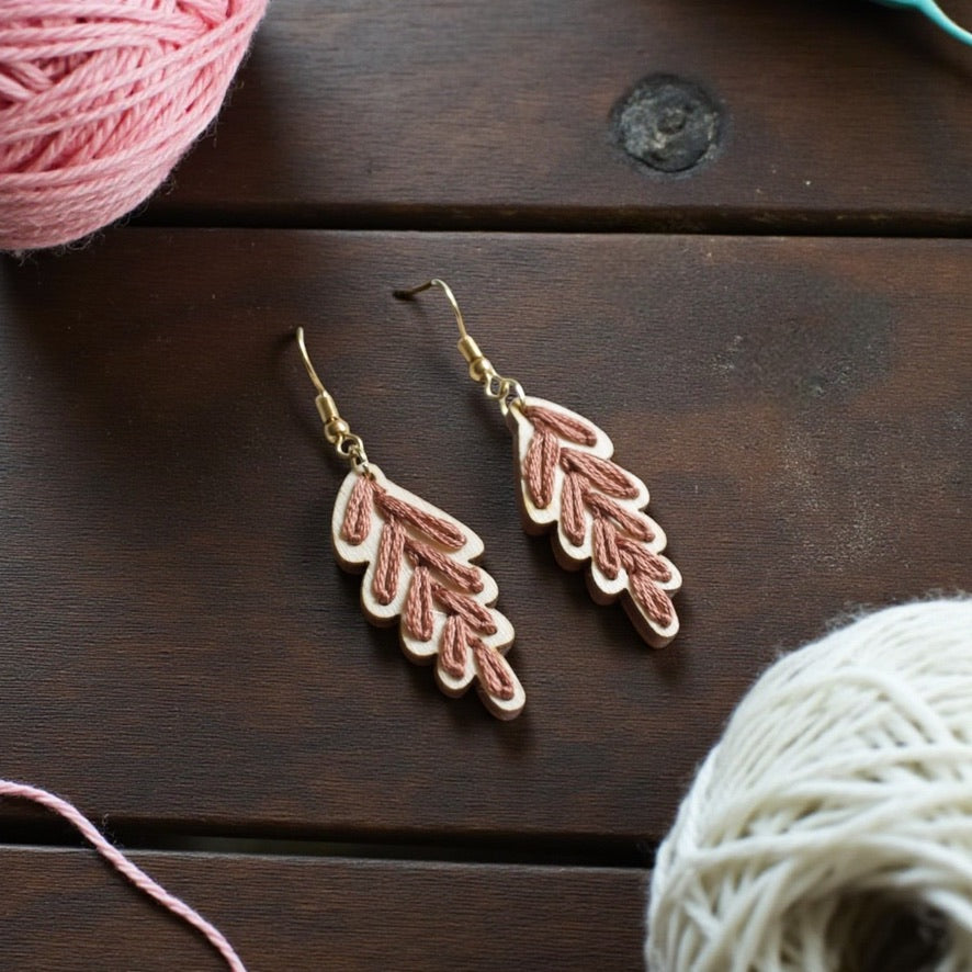 Boho Leaves DIY Embroidery Kit