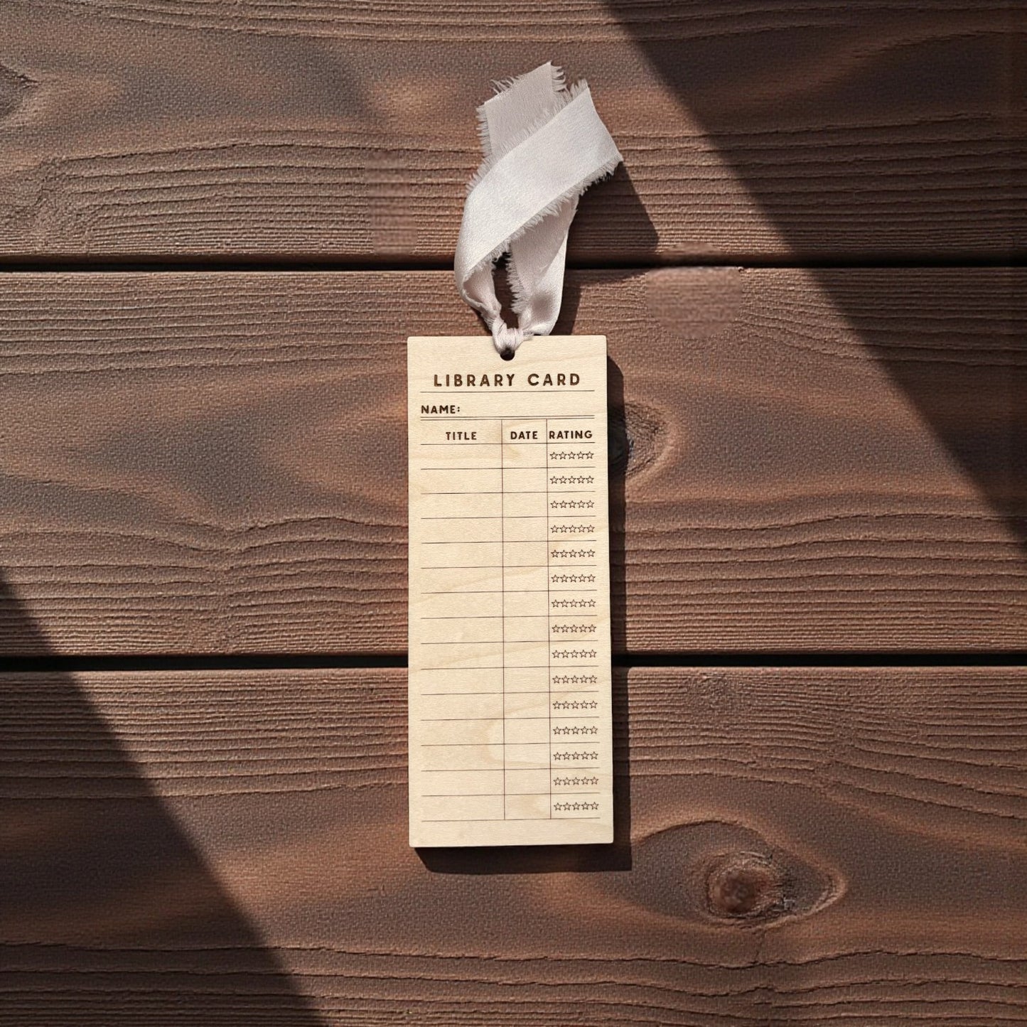 Reading Tracker Bookmark