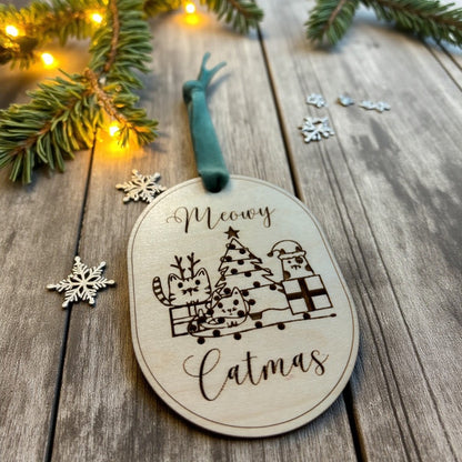 Meowy Catmas Christmas Ornament