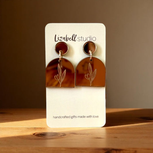 Tulip Arch Earrings