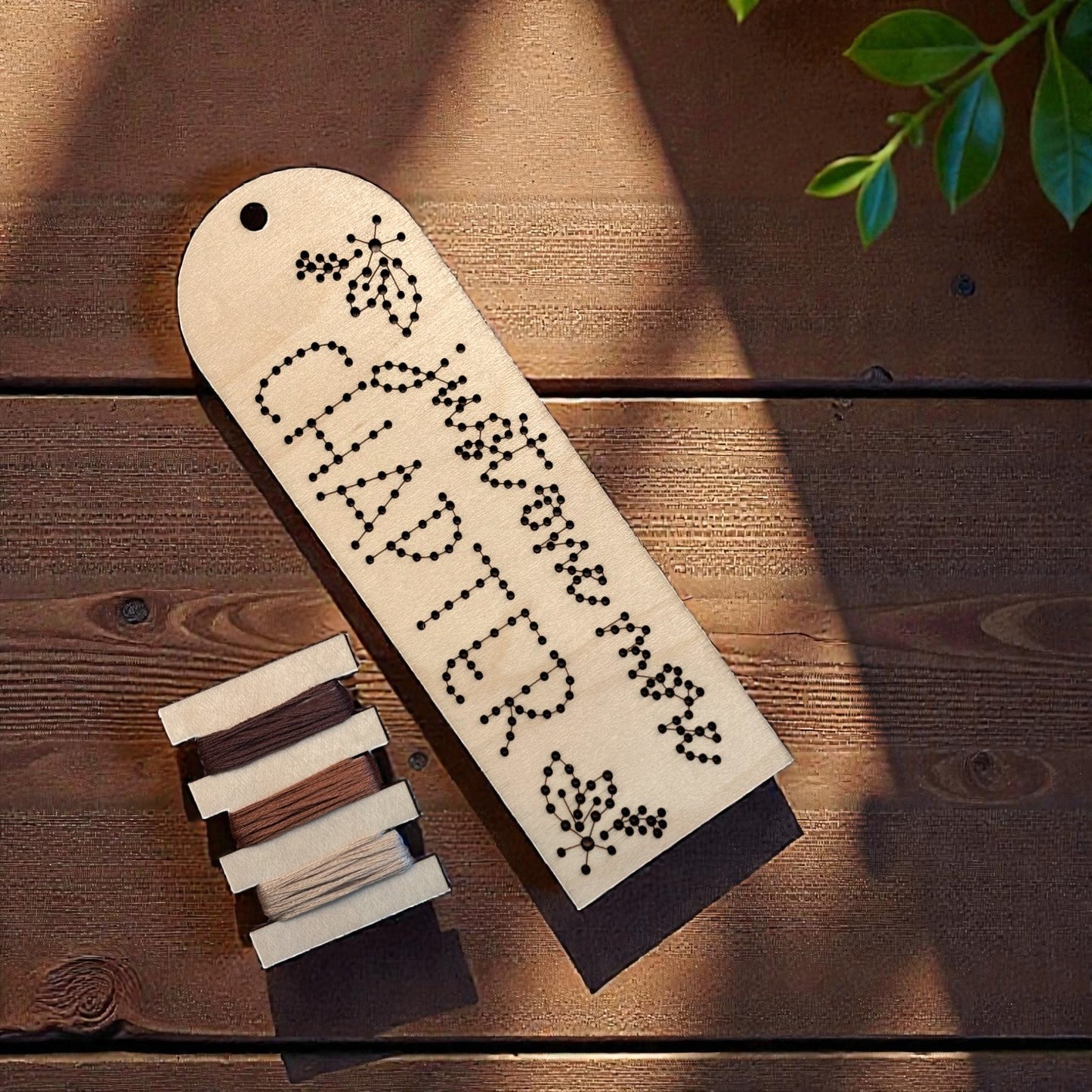 Crafty Reader Bookmark - DIY Embroidery Kit
