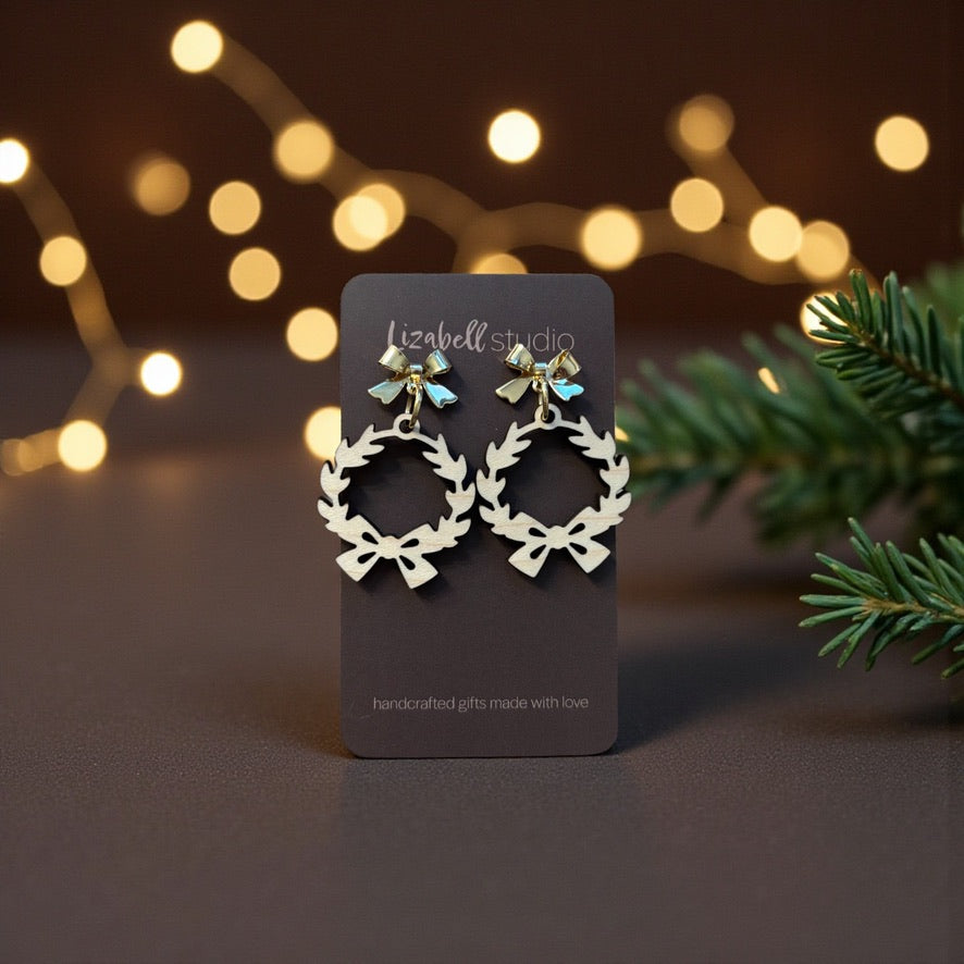 Whimsical Wreath Earrings