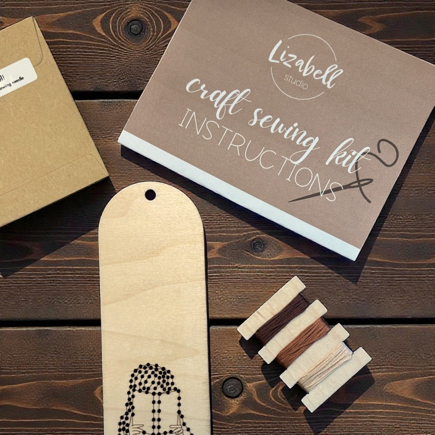 Crafty Reader Bookmark - DIY Embroidery Kit