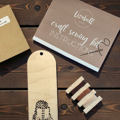 Crafty Reader Bookmark - DIY Embroidery Kit