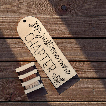 Crafty Reader Bookmark - DIY Embroidery Kit