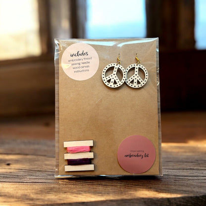 Peace Threads DIY Embroidery Kit