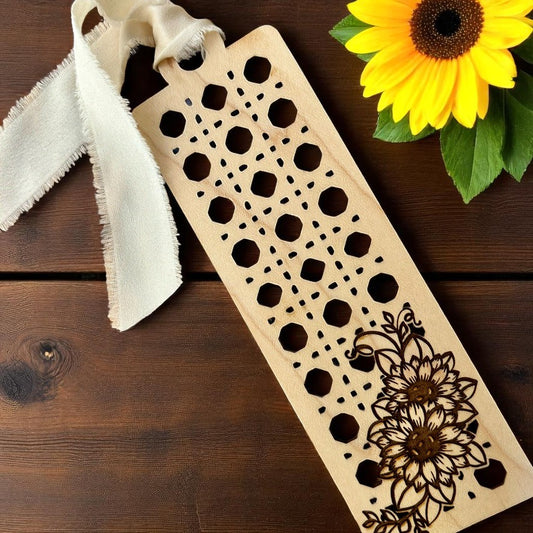 Rattan Sunflowers Bookmark