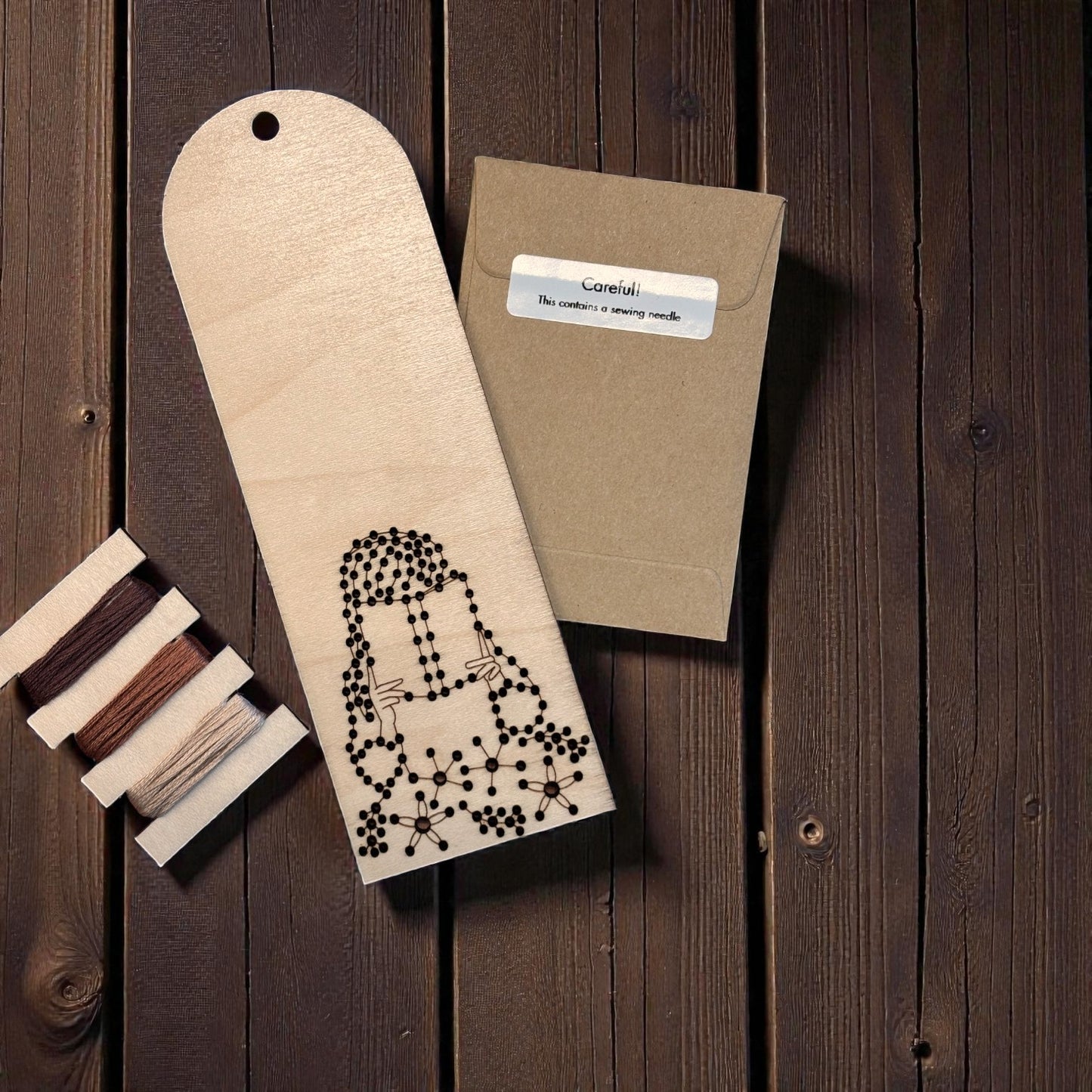Crafty Reader Bookmark - DIY Embroidery Kit